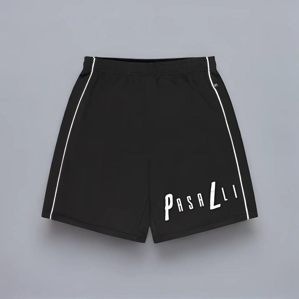Pasalli Originals Fußball Shorts - Black/Blue/Red MarketPrint