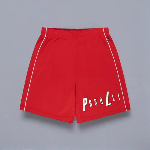 Pasalli Originals Fußball Shorts - Black/Blue/Red MarketPrint