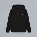 Pasalli Originals Organic Oversized Hoodie mit Stick - Black Shirtee
