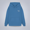 Heavy Organic Oversized Hoodie mit Stick - Mindful Blue Shirtee