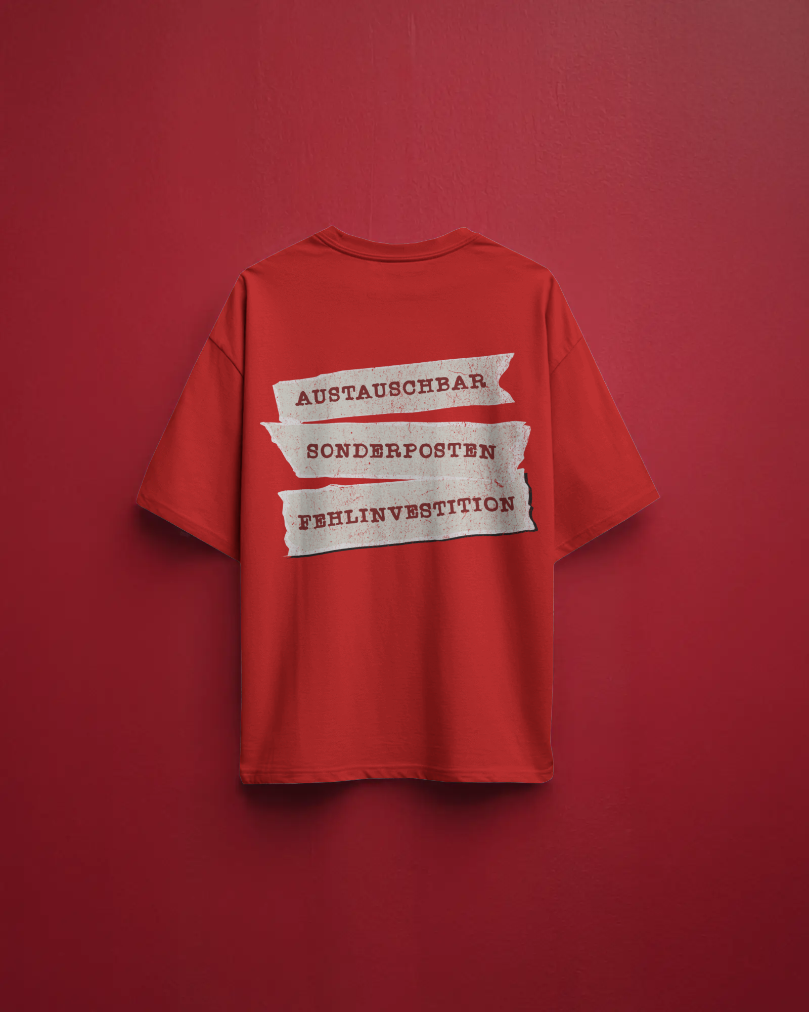 Unisex T-Shirt - für Leute die sich gern selbstdarstellen