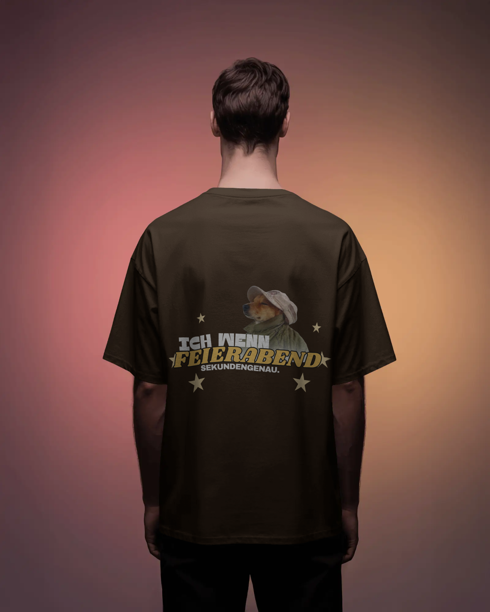 Unisex T-Shirt - für Leute die bei Schichtbeginn and Schichtende denken