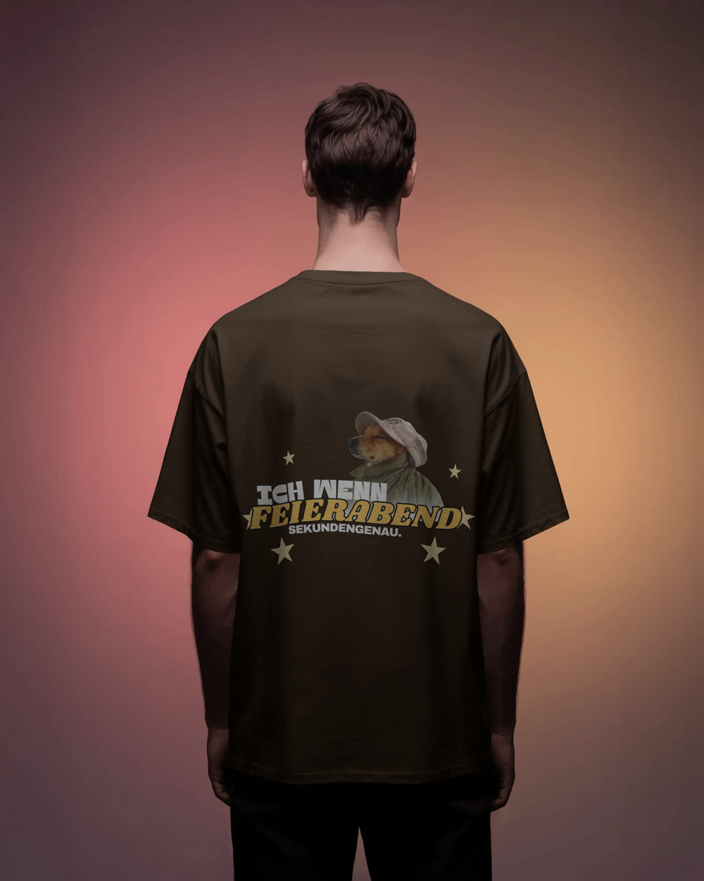 Unisex T-Shirt - für Leute die bei Schichtbeginn and Schichtende denken