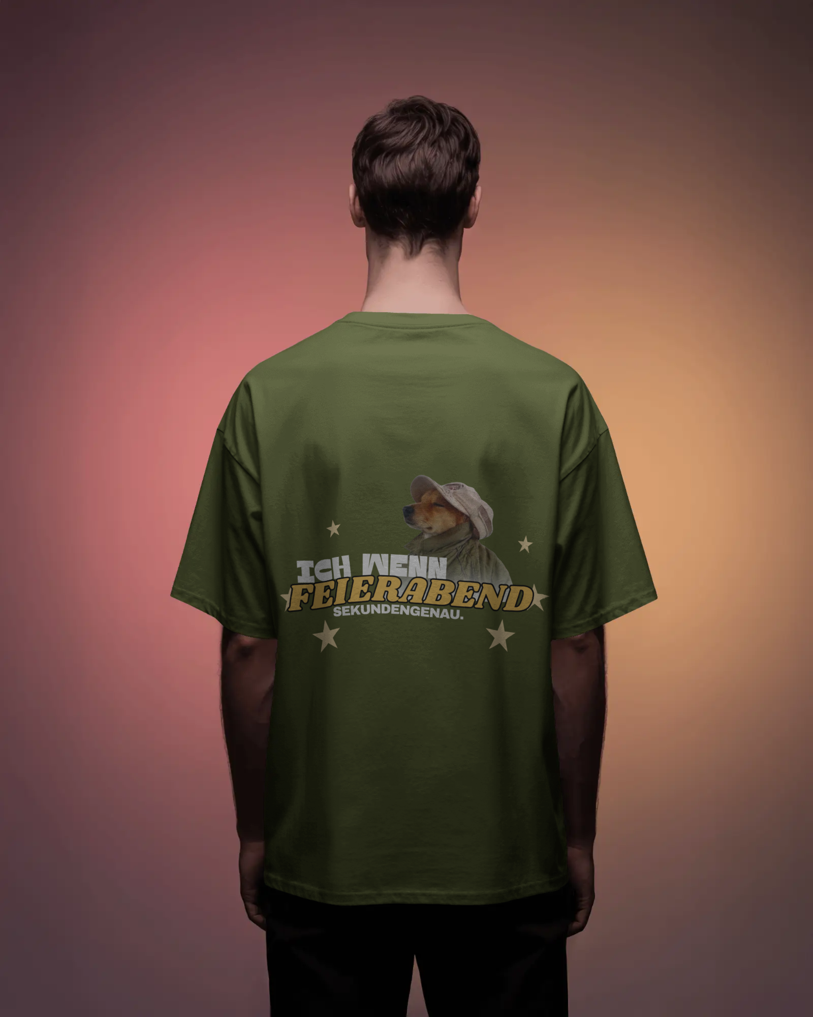 Unisex T-Shirt - für Leute die bei Schichtbeginn and Schichtende denken