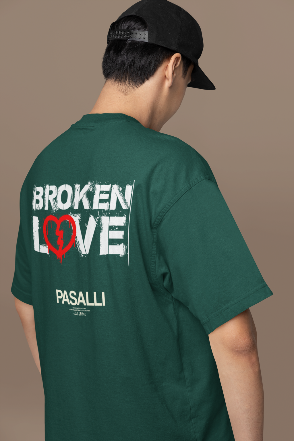 Pasalli Originals Heavy Oversized T-Shirt - Front and Back Print