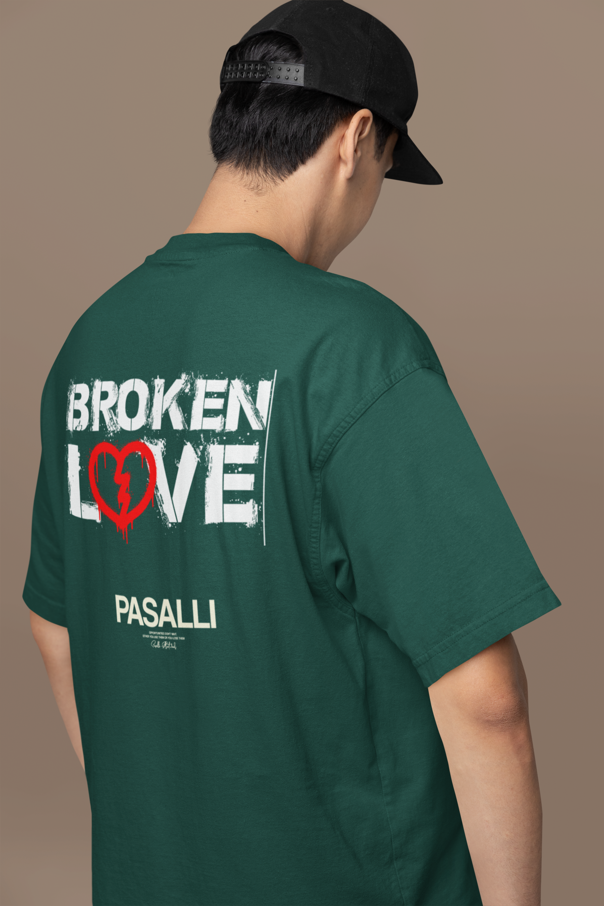 Pasalli Originals Heavy Oversized T-Shirt - Front and Back Print