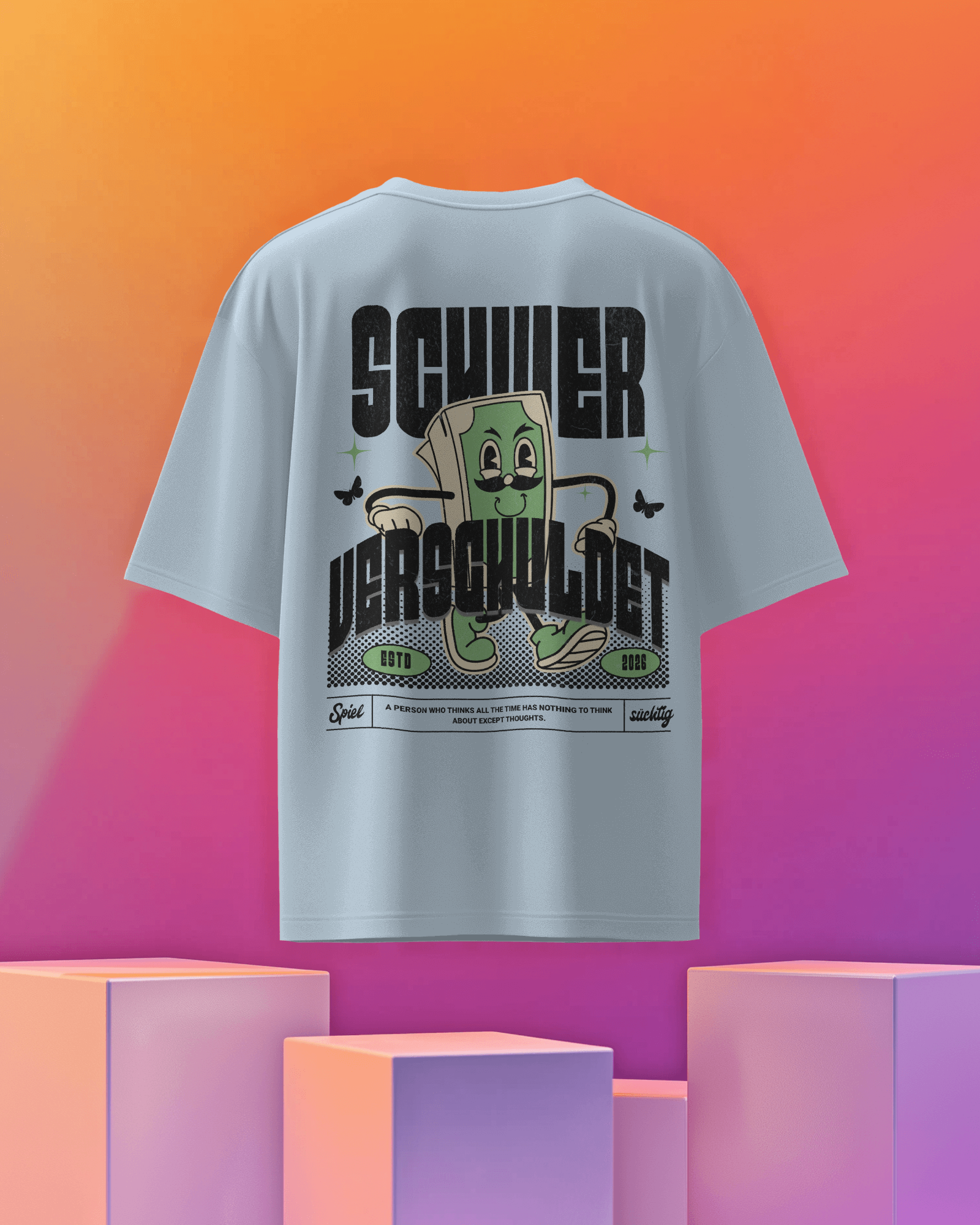 Unisex T-Shirt - für schwer verschuldete
