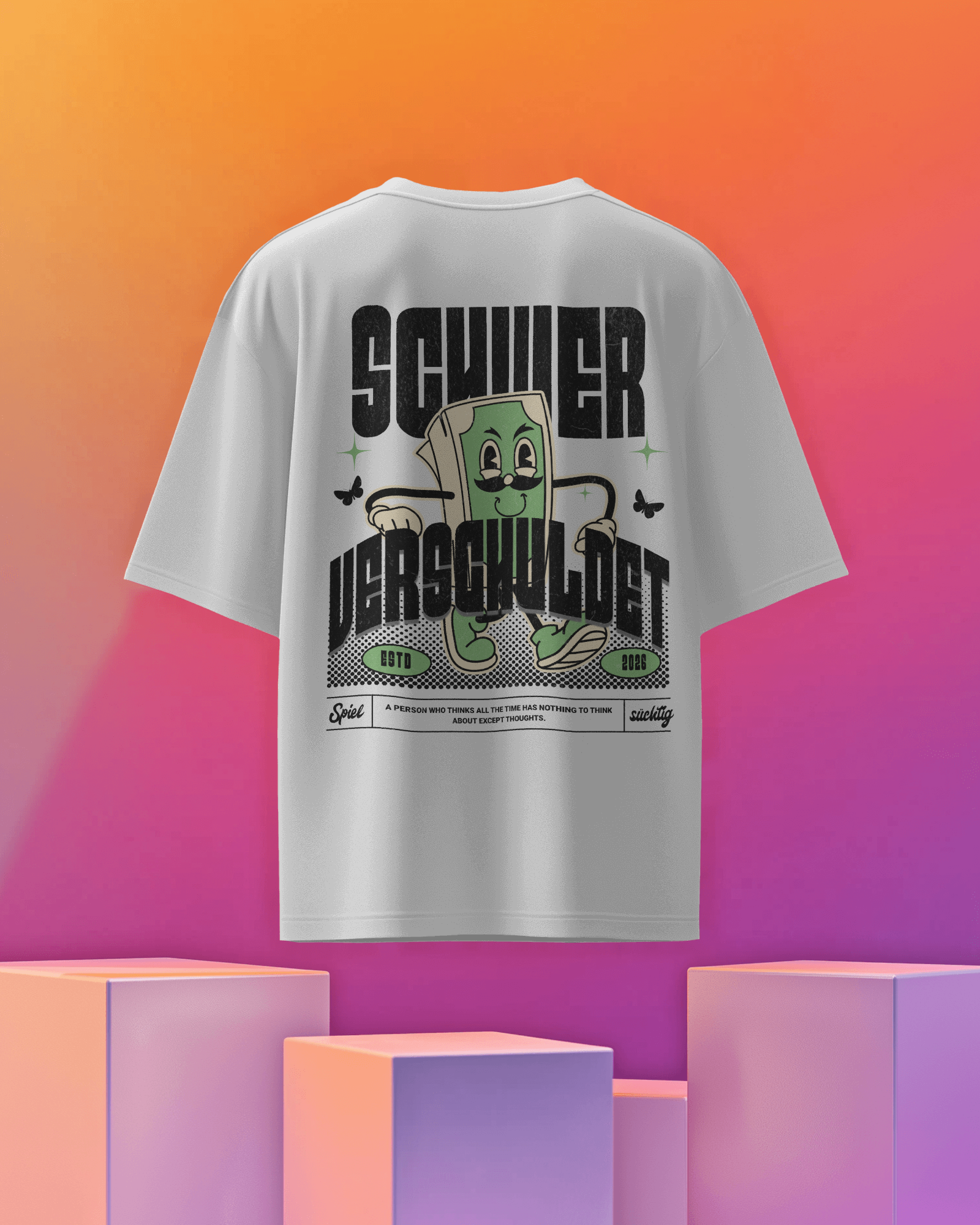 Unisex T-Shirt - für schwer verschuldete
