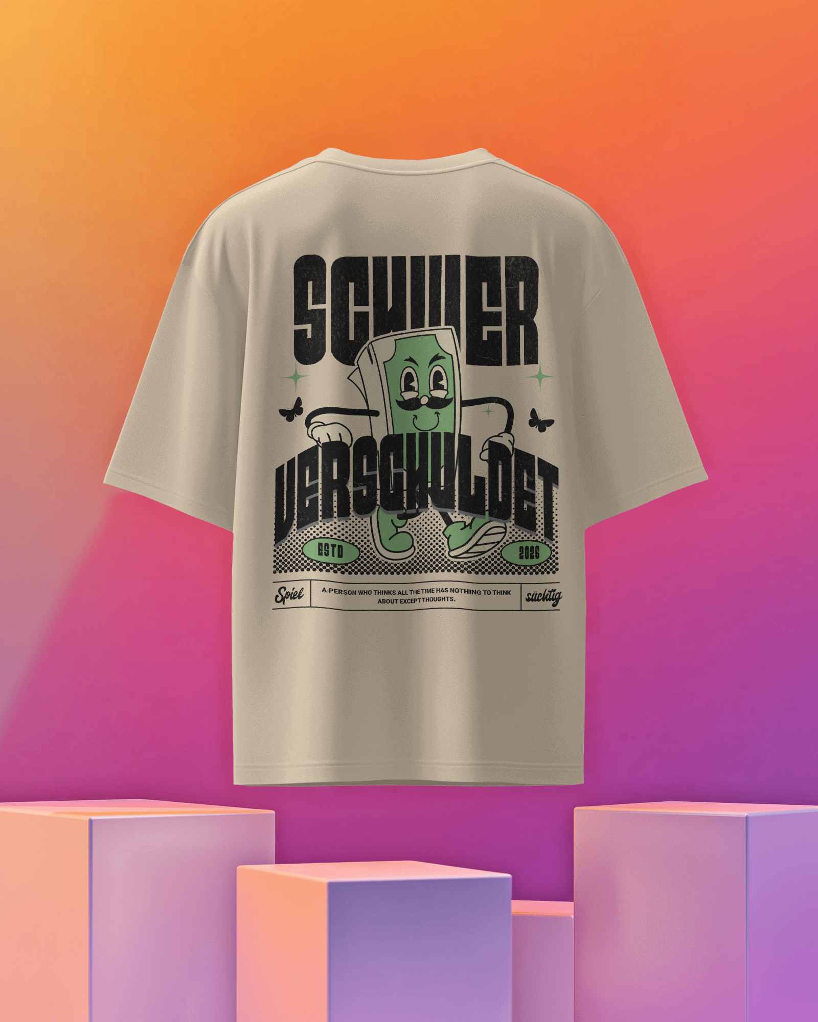 Unisex T-Shirt - für schwer verschuldete