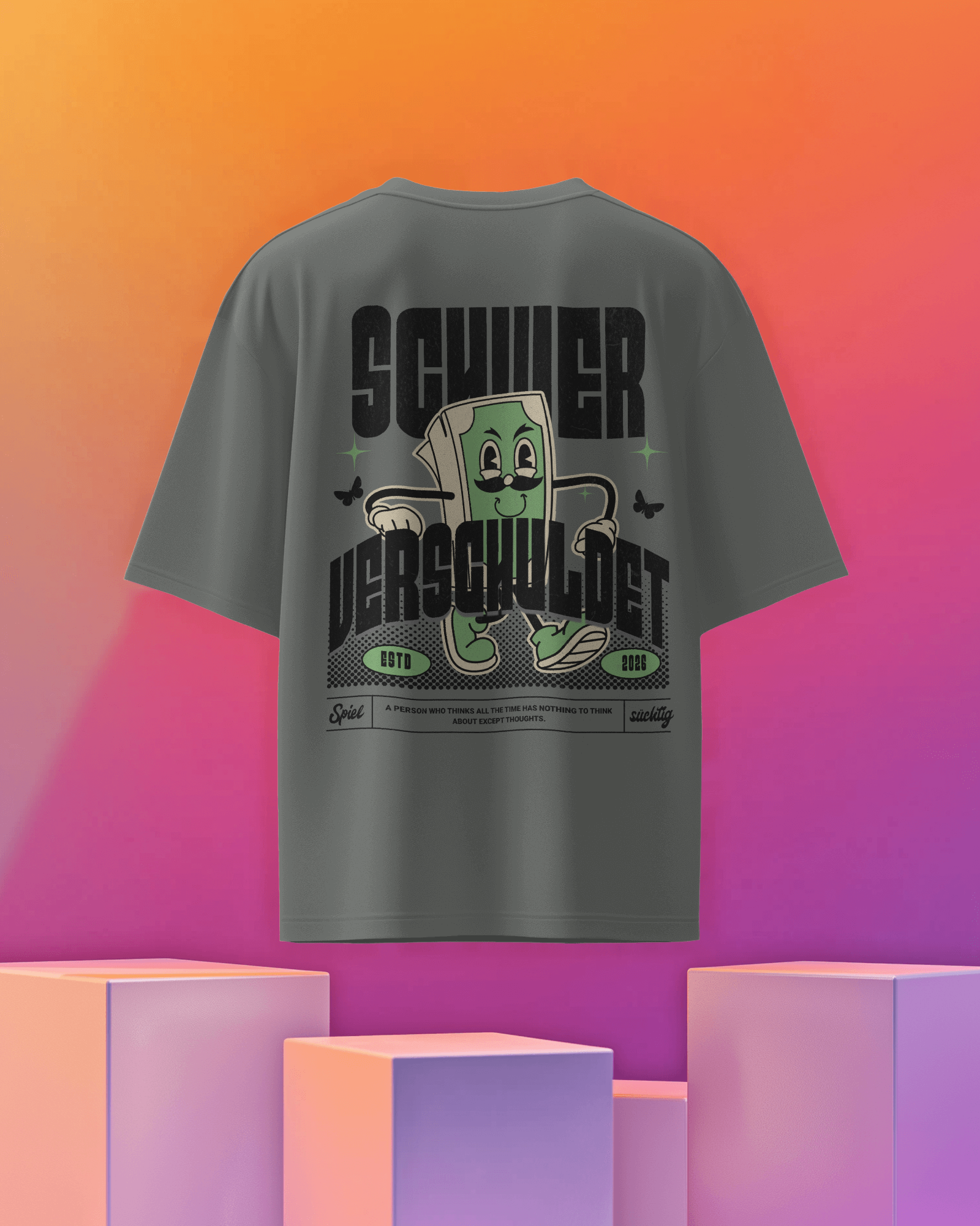 Unisex T-Shirt - für schwer verschuldete