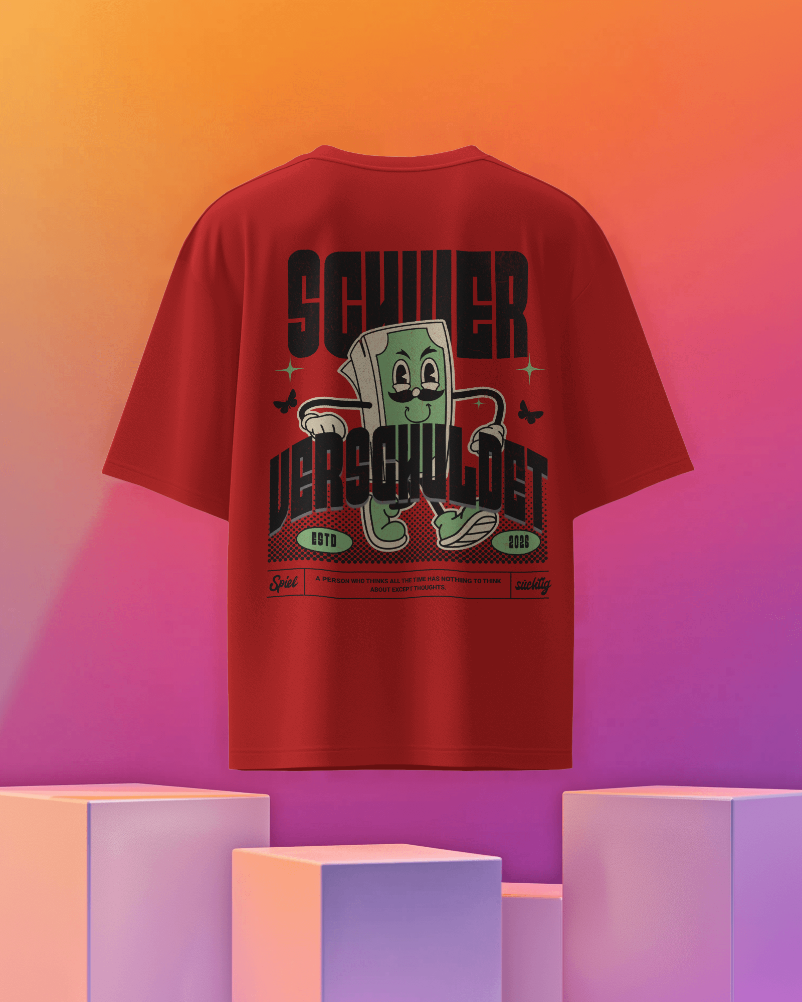 Unisex T-Shirt - für schwer verschuldete