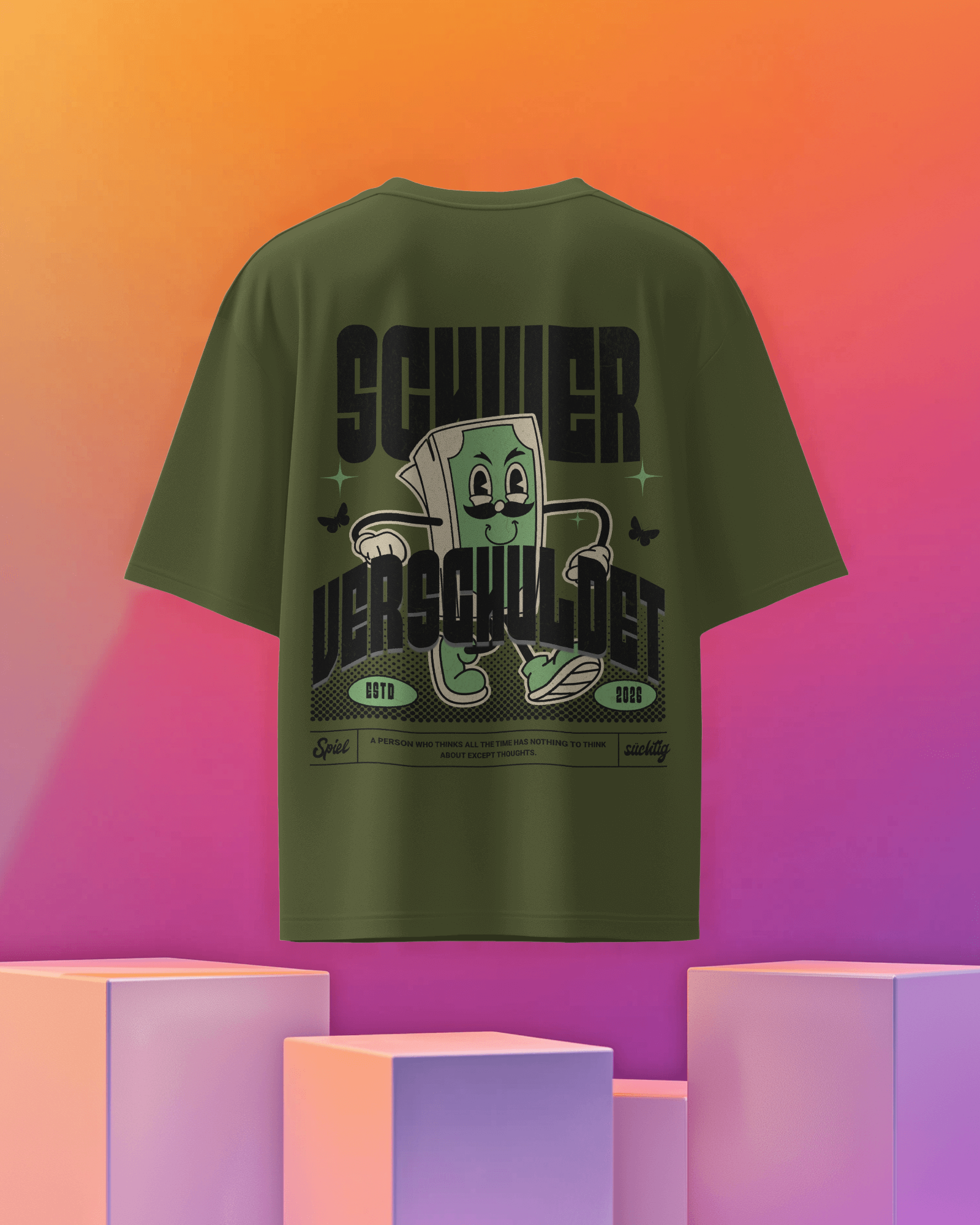 Unisex T-Shirt - für schwer verschuldete
