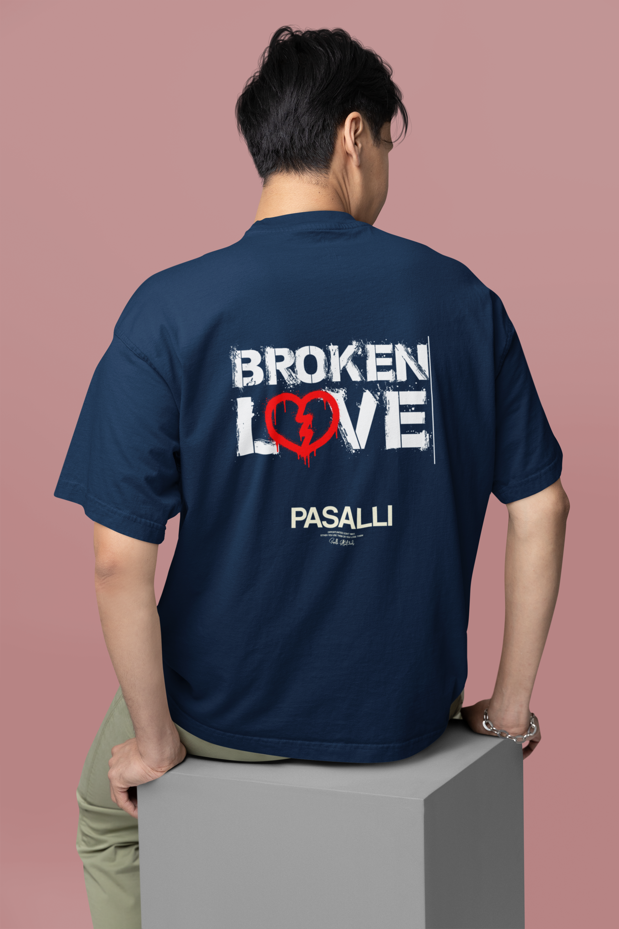 Pasalli Originals Heavy Oversized T-Shirt - Front and Back Print