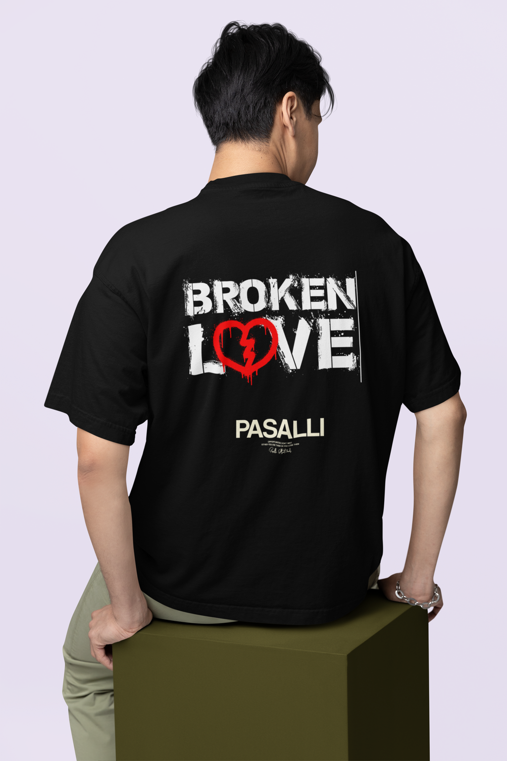 Pasalli Originals Heavy Oversized T-Shirt - Front and Back Print