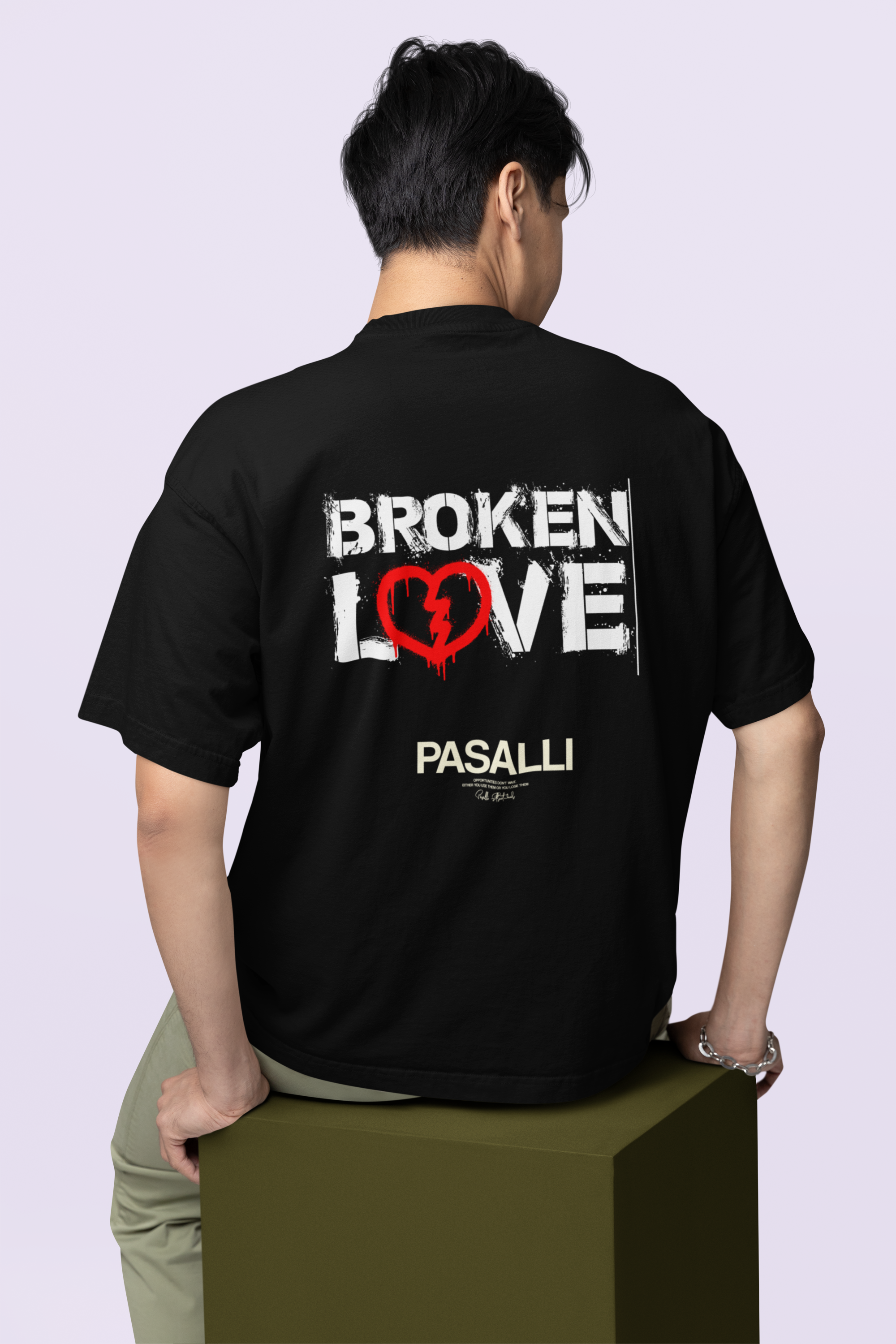 Pasalli Originals Heavy Oversized T-Shirt - Front and Back Print