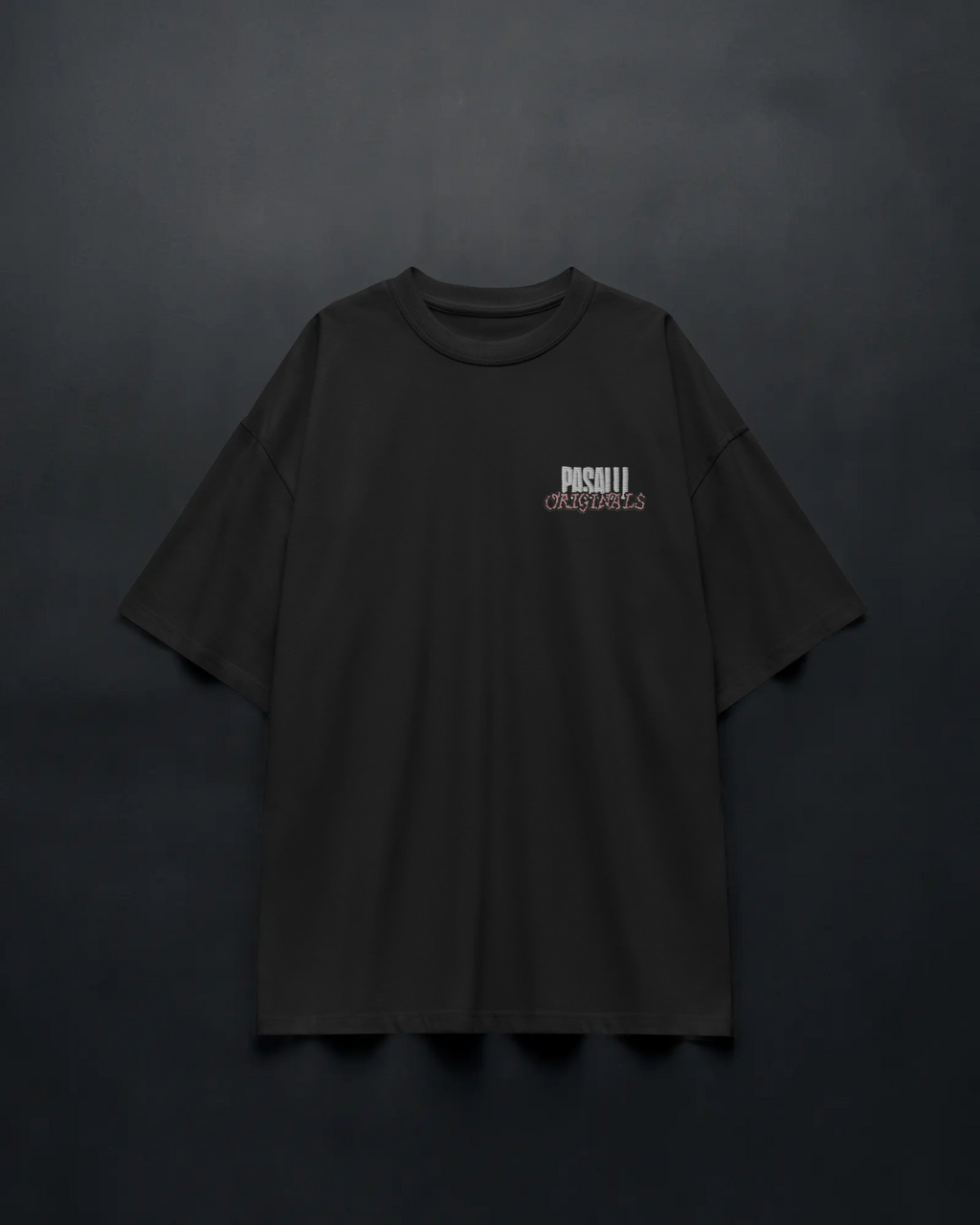 Heavy Oversized Organic T-Shirt mit Stick - Black  - Freestyler Heavy Oversized T-Shirt ST/ST mit Stick Shirtee