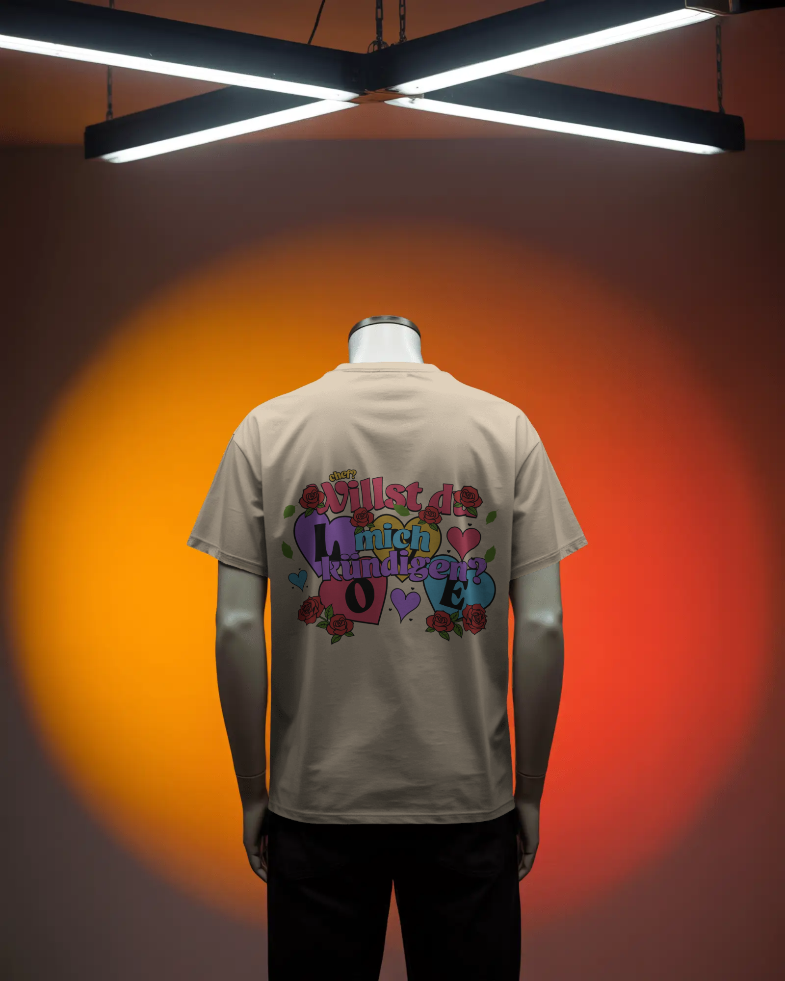 Unisex T-Shirt - Kündigungsantrag an den Chef
