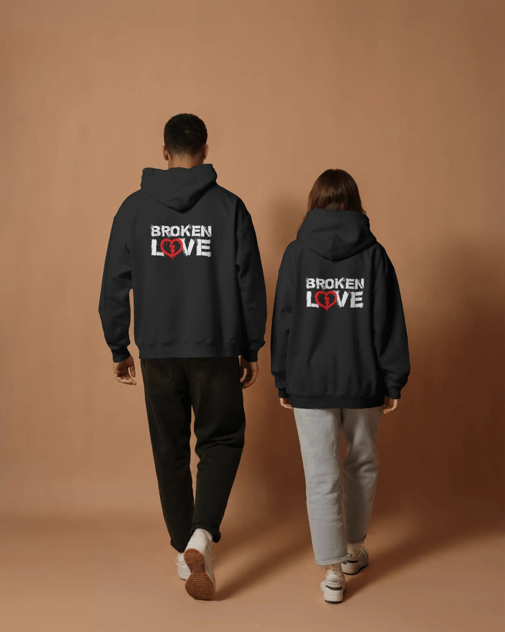 Pasalli Originals Premium Hoodie mit Stick - Front and Back Print - Black - Pasalli