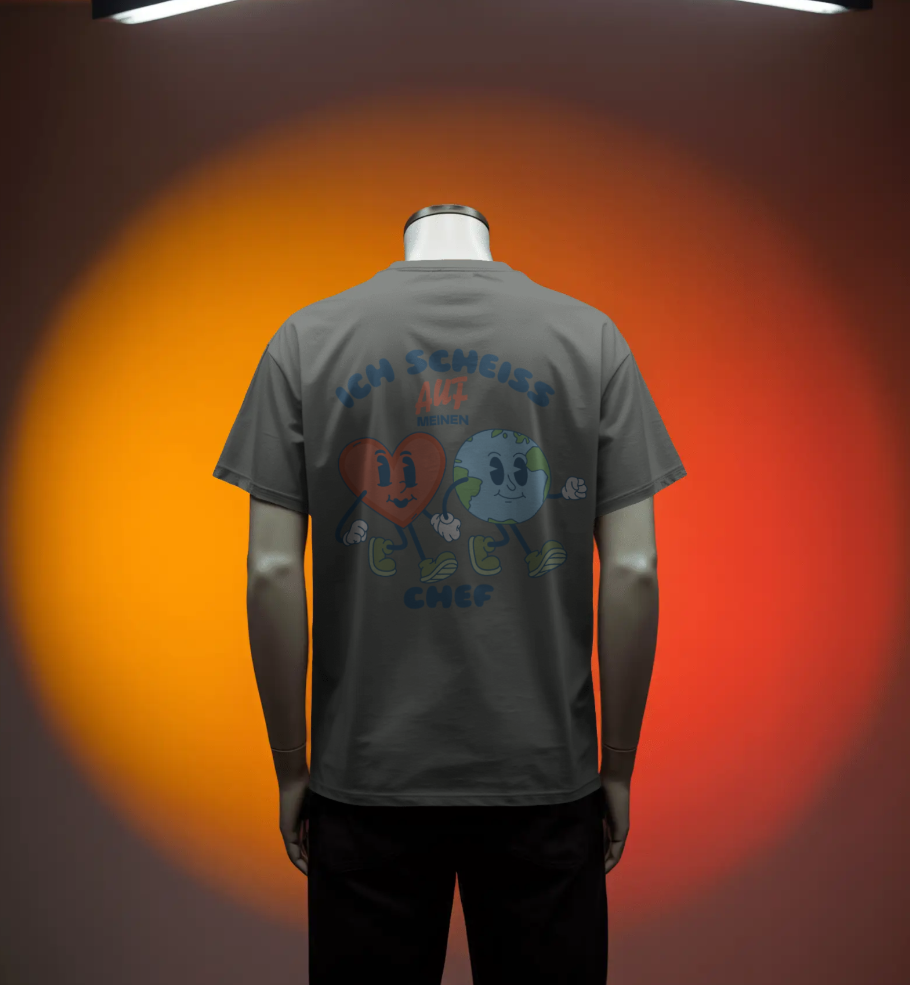 Unisex T-Shirt - wenn du darauf aus bist gekündigt zu werden