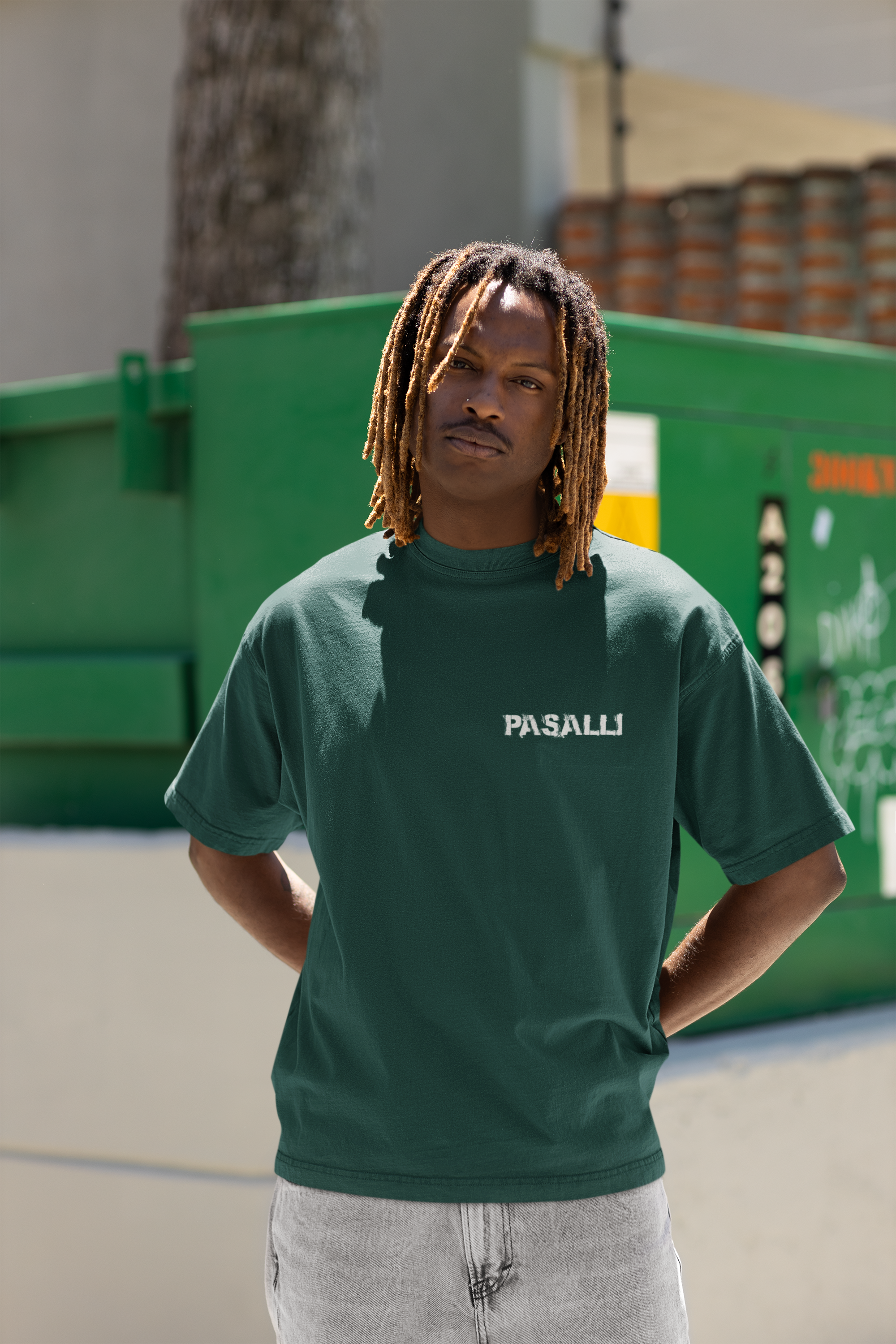 Pasalli Originals Heavy Oversized T-Shirt - Front and Back Print