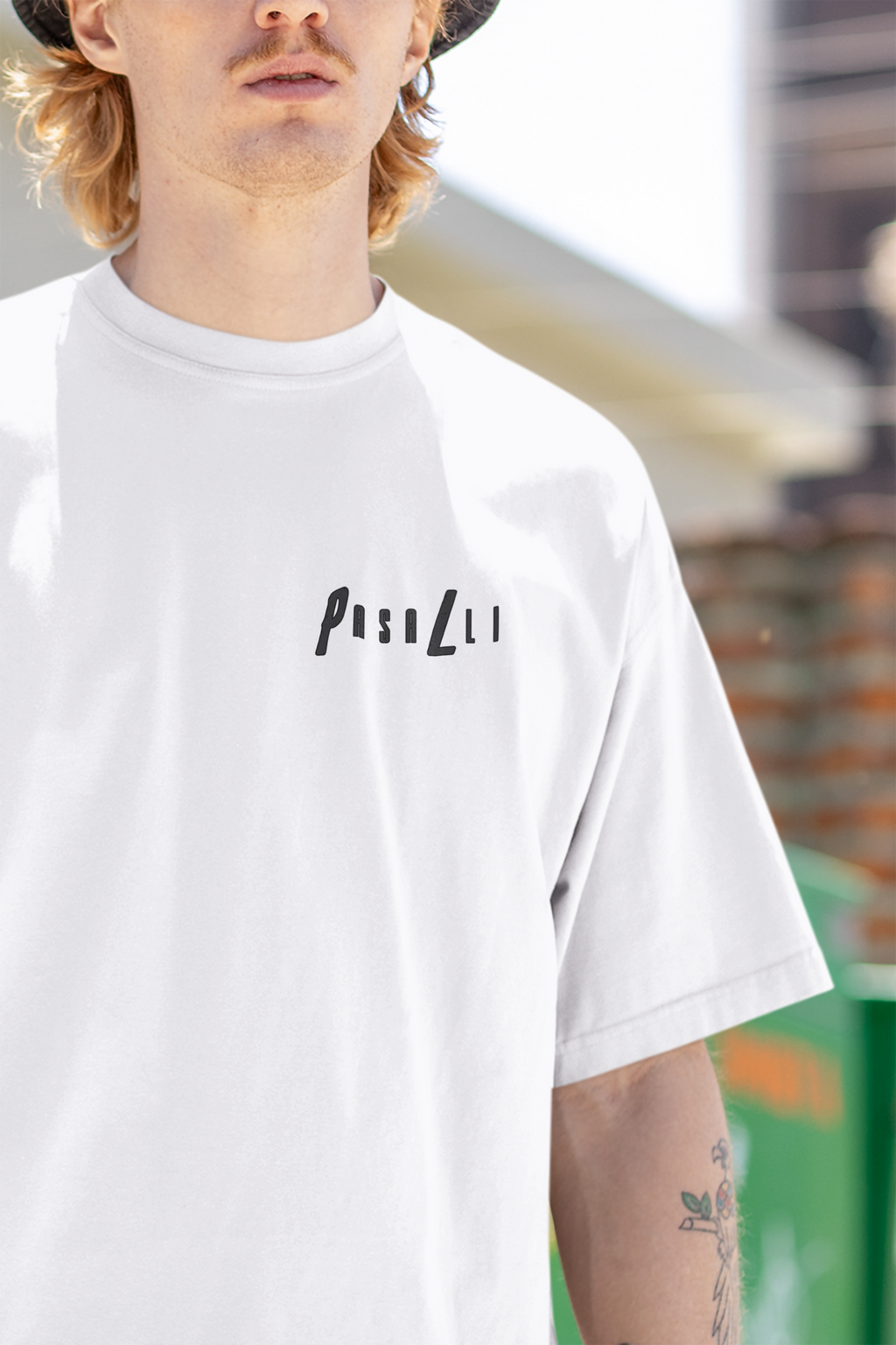 Pasalli Originals Heavy Organic Oversized T-Shirt - White