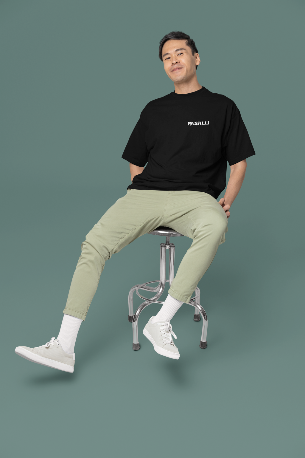 Pasalli Originals Heavy Oversized T-Shirt - Front and Back Print