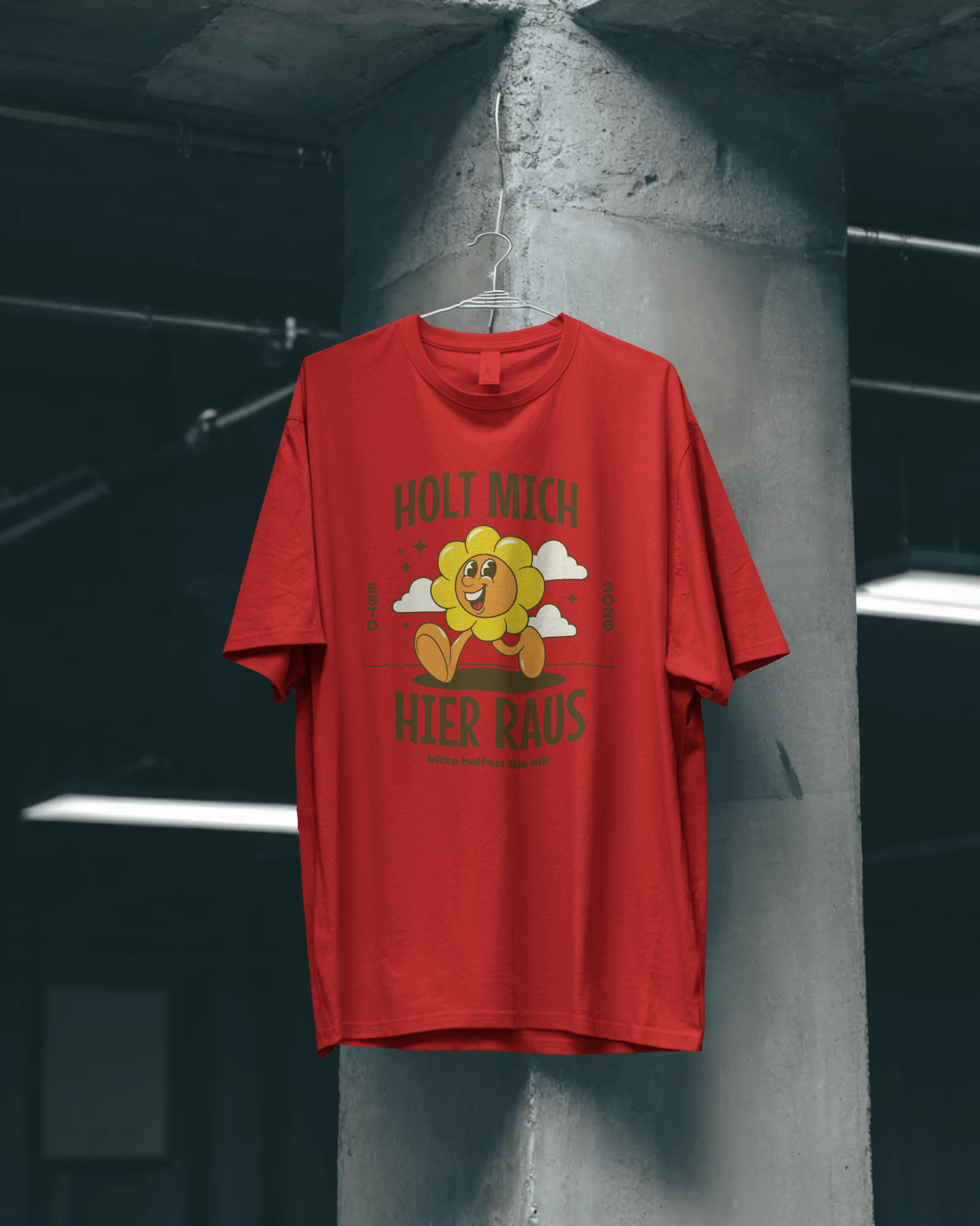 Unisex T-Shirt - ein offensichtlicher Hilfeschrei