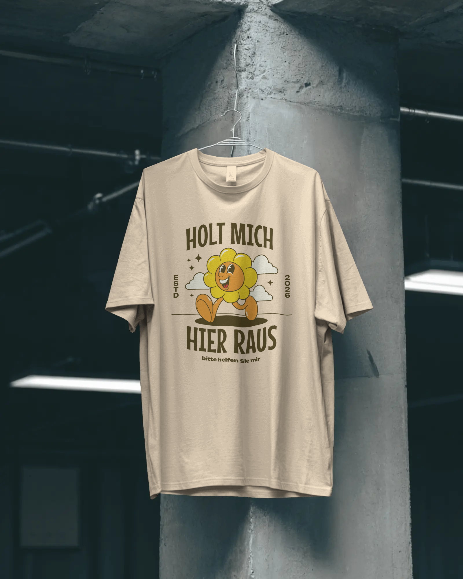 Unisex T-Shirt - ein offensichtlicher Hilfeschrei