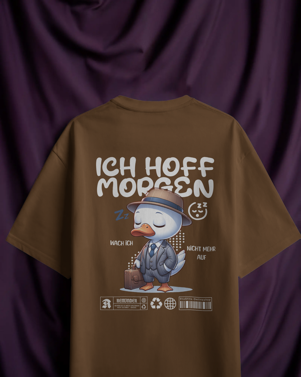 Unisex T-Shirt - für Leute deren einziger Traum der ist, nicht mehr aufzuwachen